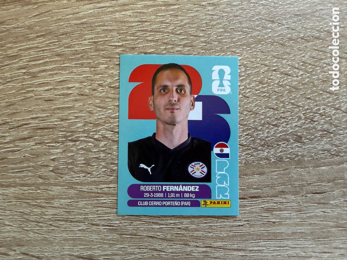 Coleccionismo cromos antiguos: PAR 2 ROBERTO FERN&Aacute;NDEZ PANINI STICKER FIFA WORLD CUP 2026 26 PARAGUAY
