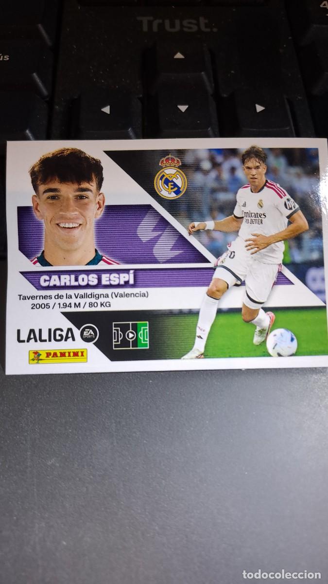 Coleccionismo cromos antiguos: CROMO CARLOS ESPI 17 BIS COLOCA REAL MADRID LIGA 2026 2027 26 27 ESTE PANINI NUNCA PEGADO