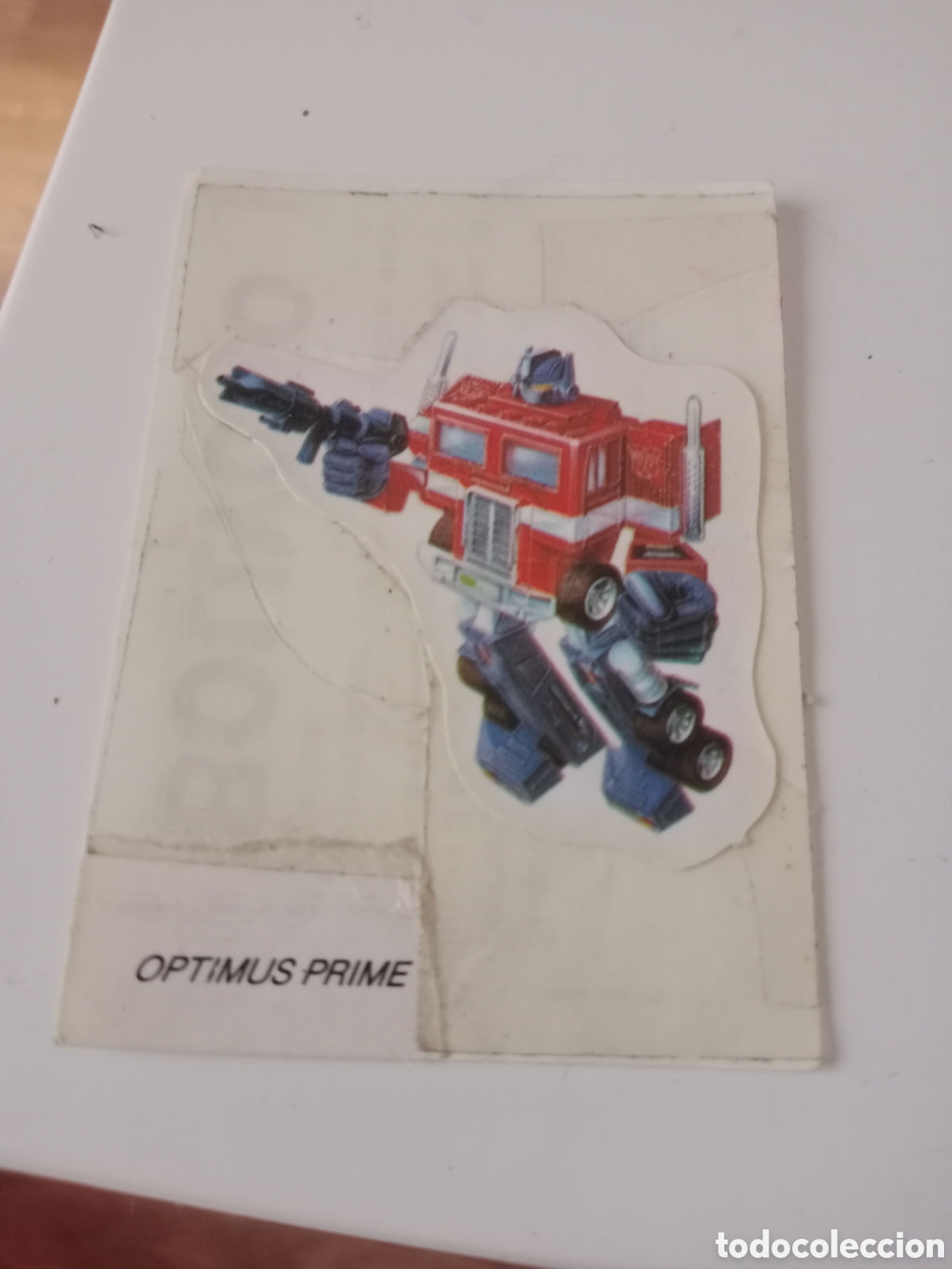 Coleccionismo cromos antiguos: Trans Formers Bollycao Optimus Prime
