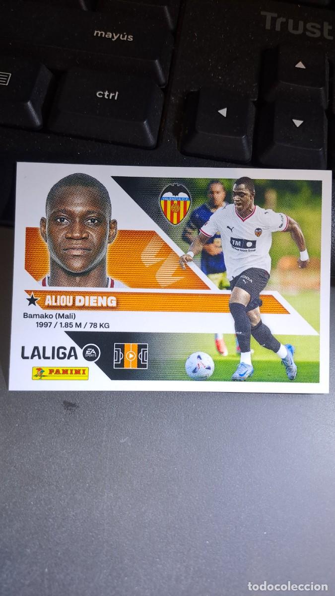 Coleccionismo cromos antiguos: CROMO DIENG 16 BIS COLOCA VALENCIA LIGA 2026 2027 26 27 ESTE PANINI NUNCA PEGADO