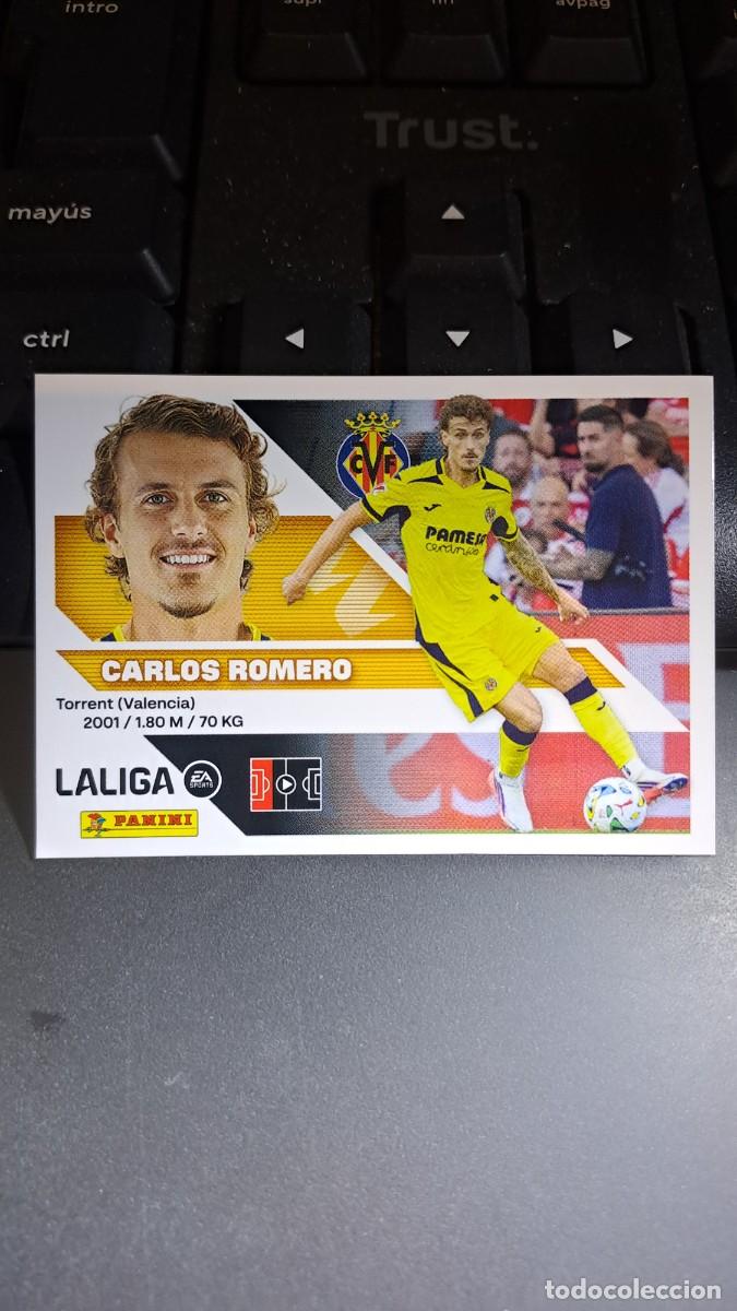 Coleccionismo cromos antiguos: CROMO CARLOS ROMERO FICHAJE 4 ULTIMOS FICHAJES 4 VILLARREAL LIGA 2026 2027 26 27 ESTE PANINI NUNCA P