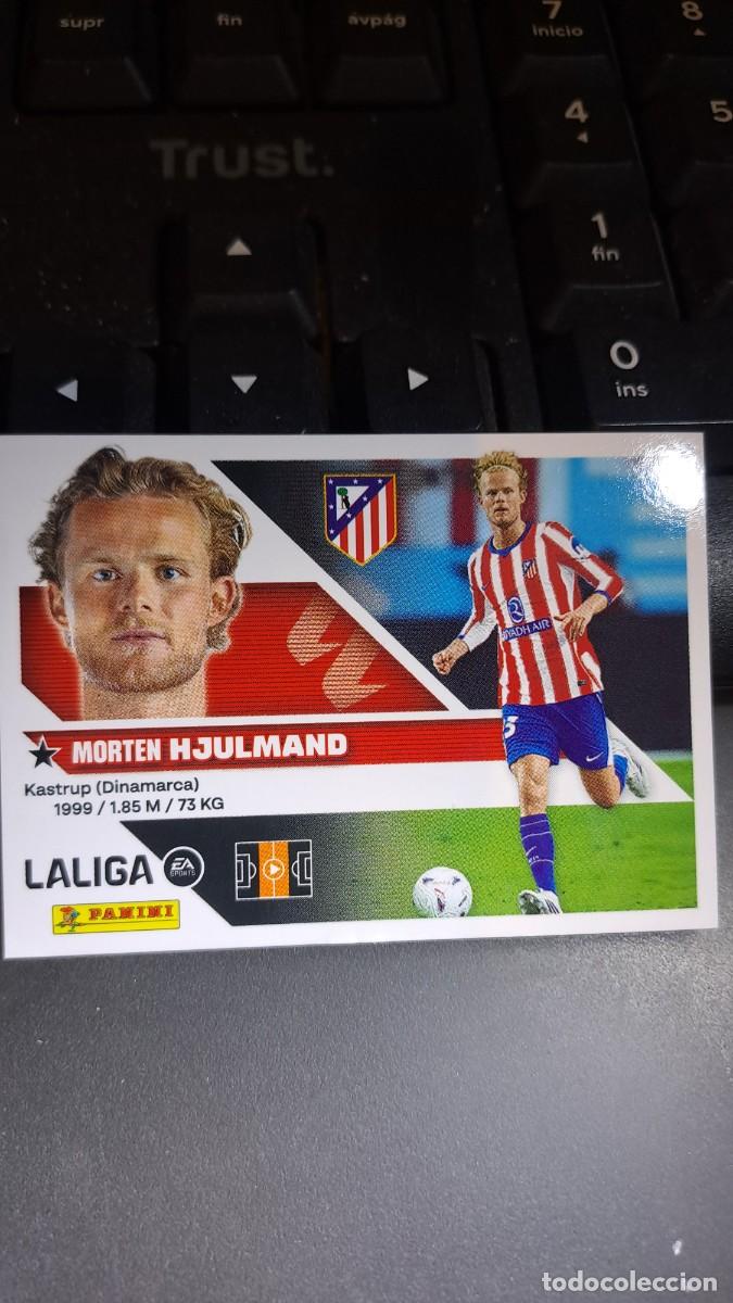 Coleccionismo cromos antiguos: CROMO HJULMAND 5 FICHAJE 5 ULTIMOS FICHAJES 5 ATLETICO DE MADRID LIGA 2026 2027 26 27 ESTE PANINI