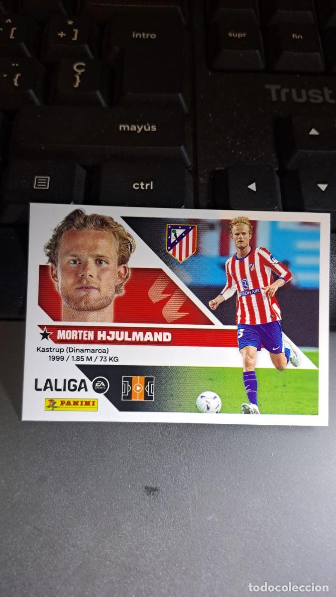 Coleccionismo cromos antiguos: CROMO HJULMAND 5 FICHAJE 5 ULTIMOS FICHAJES 5 ATLETICO DE MADRID LIGA 2026 2027 26 27 ESTE PANINI