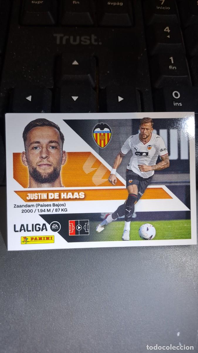 Coleccionismo cromos antiguos: CROMO DE HAAS FICHAJE 9 ULTIMOS FICHAJES 9 VALENCIA LIGA 2026 2027 26 27 ESTE PANINI NUNCA PEGADO