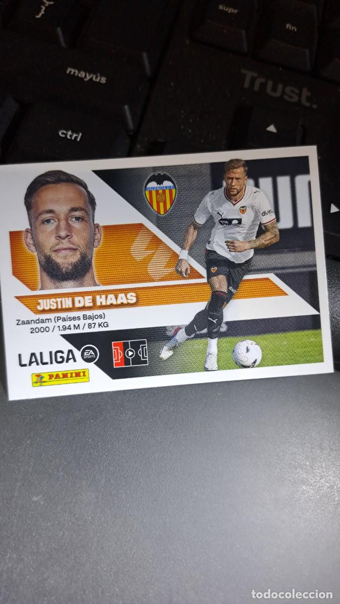 Coleccionismo cromos antiguos: CROMO DE HAAS FICHAJE 9 ULTIMOS FICHAJES 9 VALENCIA LIGA 2026 2027 26 27 ESTE PANINI NUNCA PEGADO