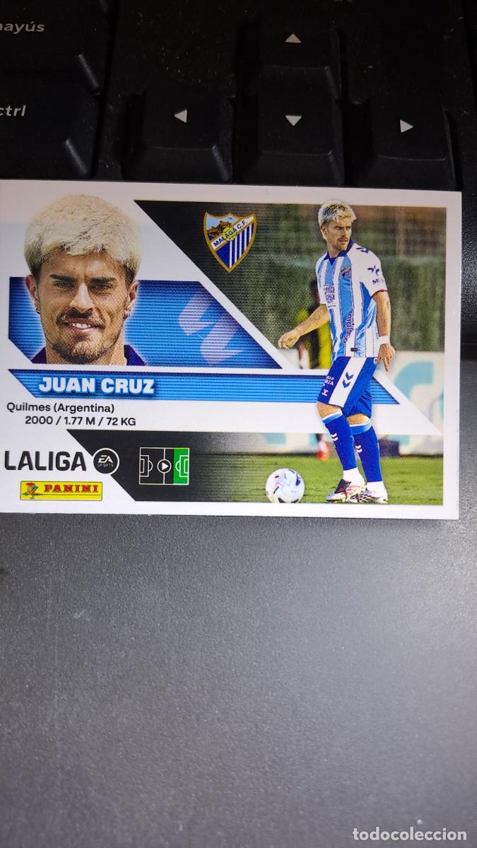 Coleccionismo cromos antiguos: CROMO JUAN CRUZ FICHAJE 11 ULTIMOS FICHAJES 11 MALAGA LIGA 2026 2027 26 27 ESTE PANINI NUNCA PEGADO