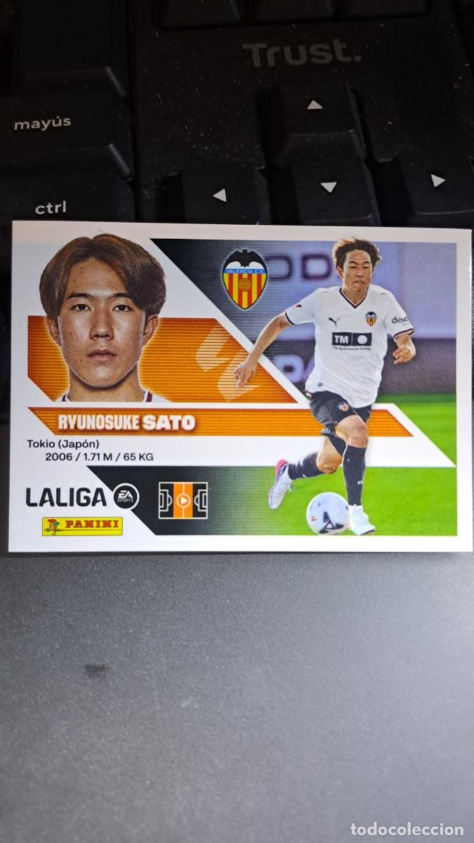 Coleccionismo cromos antiguos: CROMO SATO FICHAJE 14 ULTIMOS FICHAJES 14 VALENCIA LIGA 2026 2027 26 27 ESTE PANINI NUNCA PEGADO