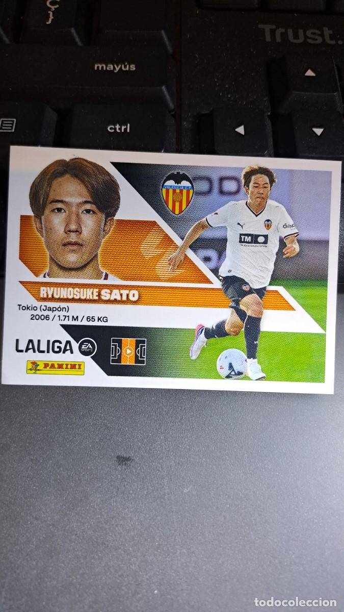 Coleccionismo cromos antiguos: CROMO SATO FICHAJE 14 ULTIMOS FICHAJES 14 VALENCIA LIGA 2026 2027 26 27 ESTE PANINI NUNCA PEGADO
