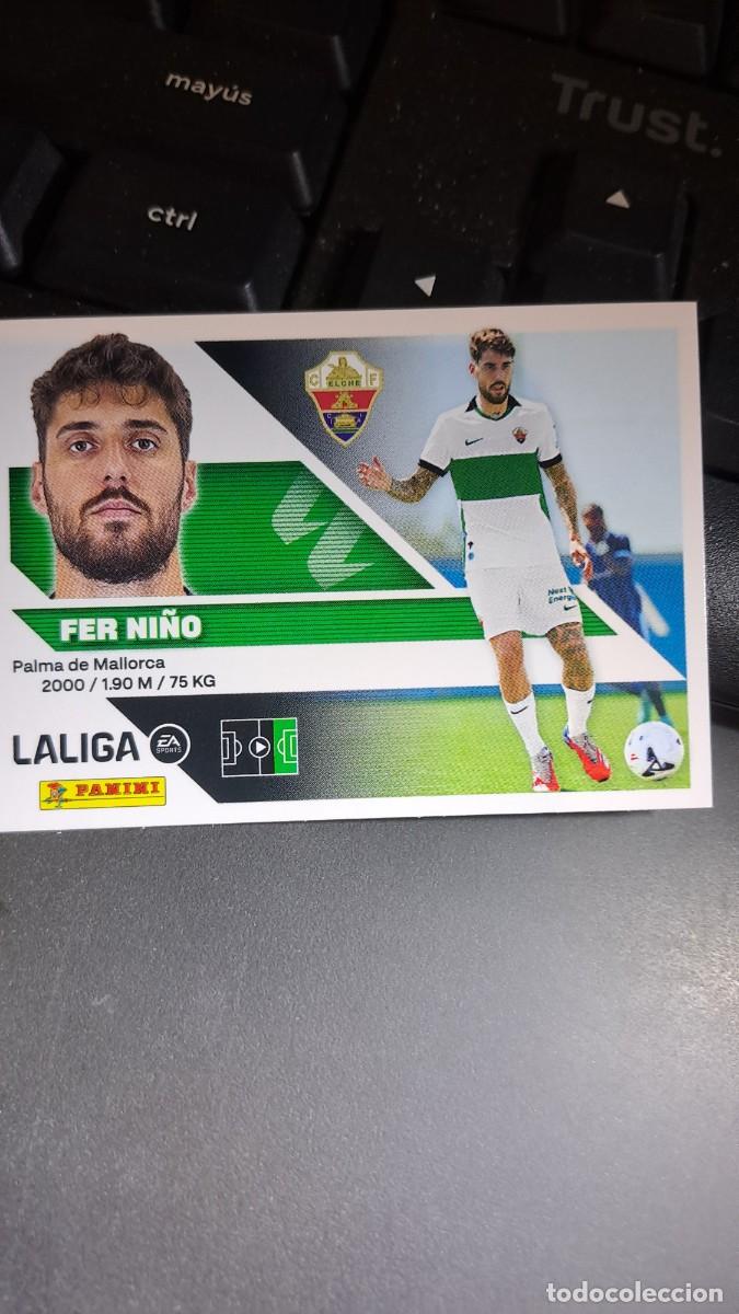 Coleccionismo cromos antiguos: CROMO FER NI&Ntilde;O FICHAJE 15 ULTIMOS FICHAJES 15 ELCHE LIGA 2026 2027 26 27 ESTE PANINI NUNCA PEGADO