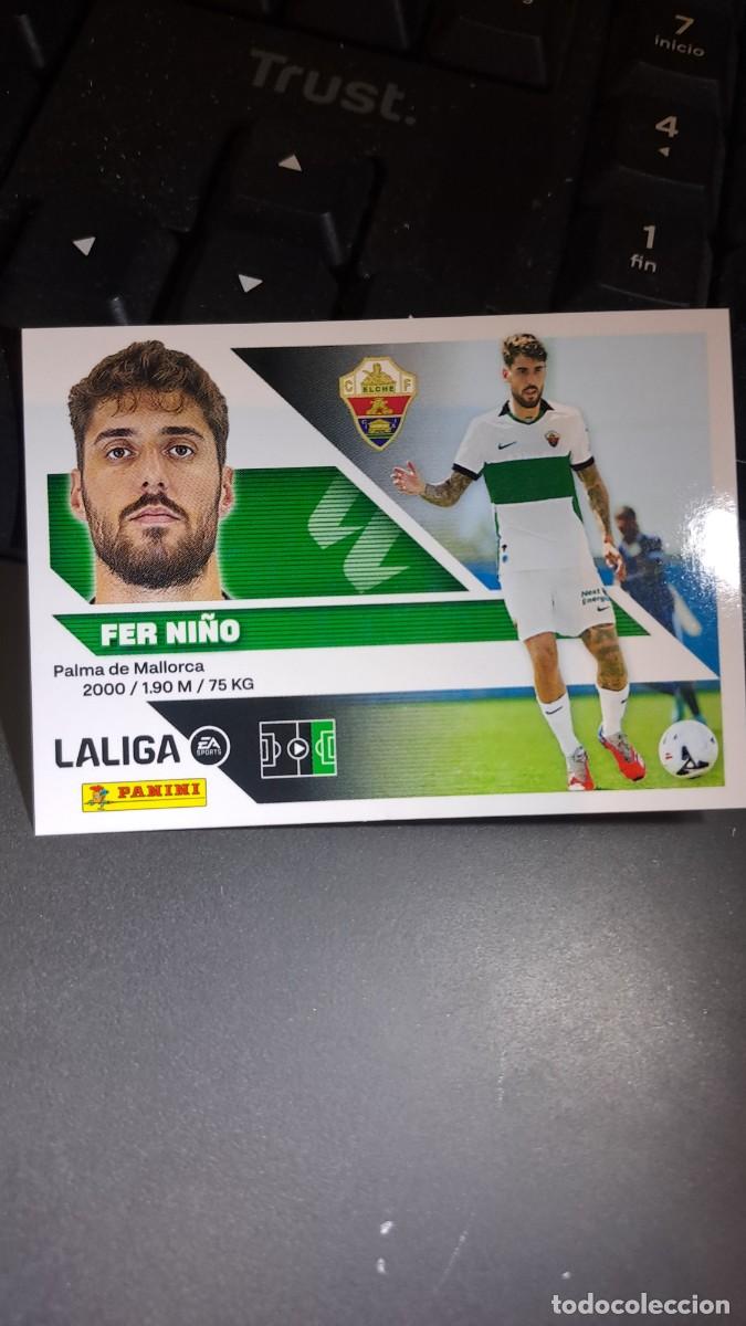 Coleccionismo cromos antiguos: CROMO FER NI&Ntilde;O FICHAJE 15 ULTIMOS FICHAJES 15 ELCHE LIGA 2026 2027 26 27 ESTE PANINI NUNCA PEGADO