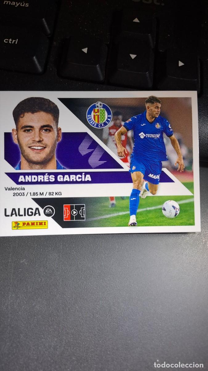 Coleccionismo cromos antiguos: CROMO ANDRES GARCIA FICHAJE 18 ULTIMOS FICHAJES 18 GETAFE LIGA 2026 2027 26 27 ESTE PANINI NUNCA PEG