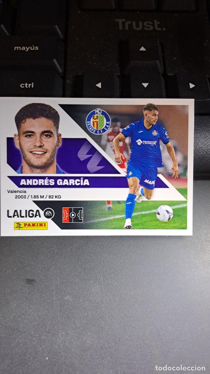Coleccionismo cromos antiguos: CROMO ANDRES GARCIA FICHAJE 18 ULTIMOS FICHAJES 18 GETAFE LIGA 2026 2027 26 27 ESTE PANINI NUNCA PEG