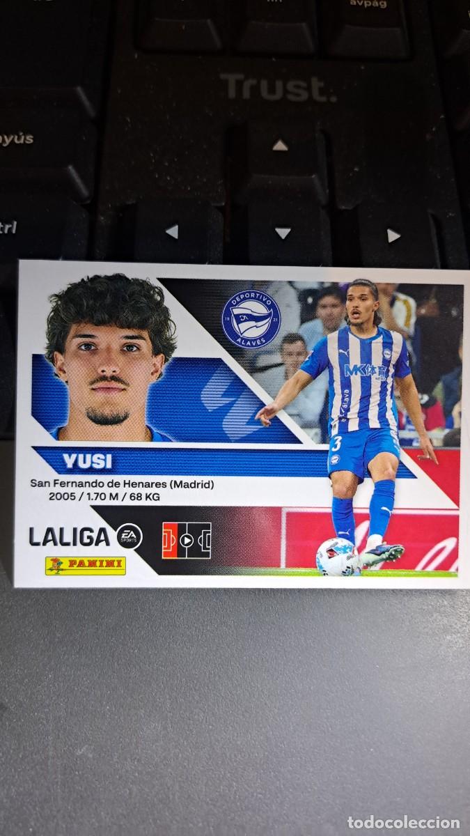Coleccionismo cromos antiguos: CROMO YUSI 9 ALAVES LIGA 2026 2027 26 27 ESTE PANINI NUNCA PEGADO