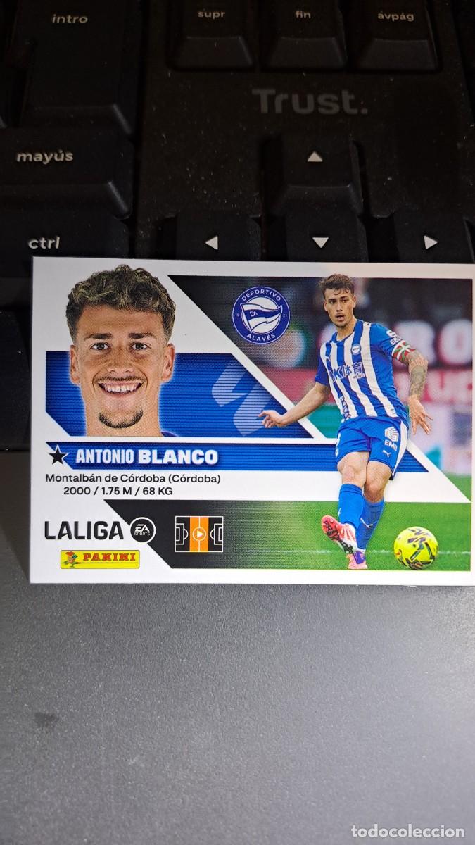 Coleccionismo cromos antiguos: CROMO BLANCO 12 ALAVES LIGA 2026 2027 26 27 ESTE PANINI NUNCA PEGADO