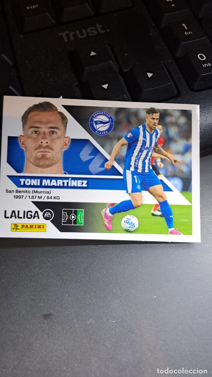 Coleccionismo cromos antiguos: CROMO TONI MARTINEZ 19 ALAVES LIGA 2026 2027 26 27 ESTE PANINI NUNCA PEGADO