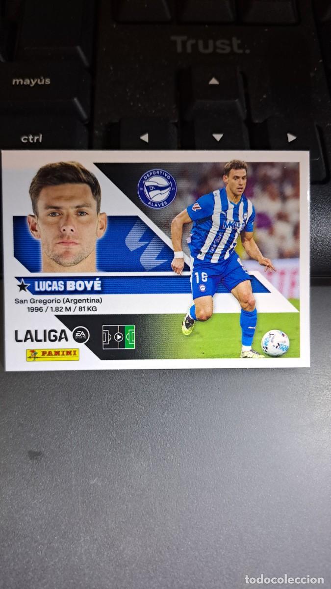 Coleccionismo cromos antiguos: CROMO BOYE 20 ALAVES LIGA 2026 2027 26 27 ESTE PANINI NUNCA PEGADO
