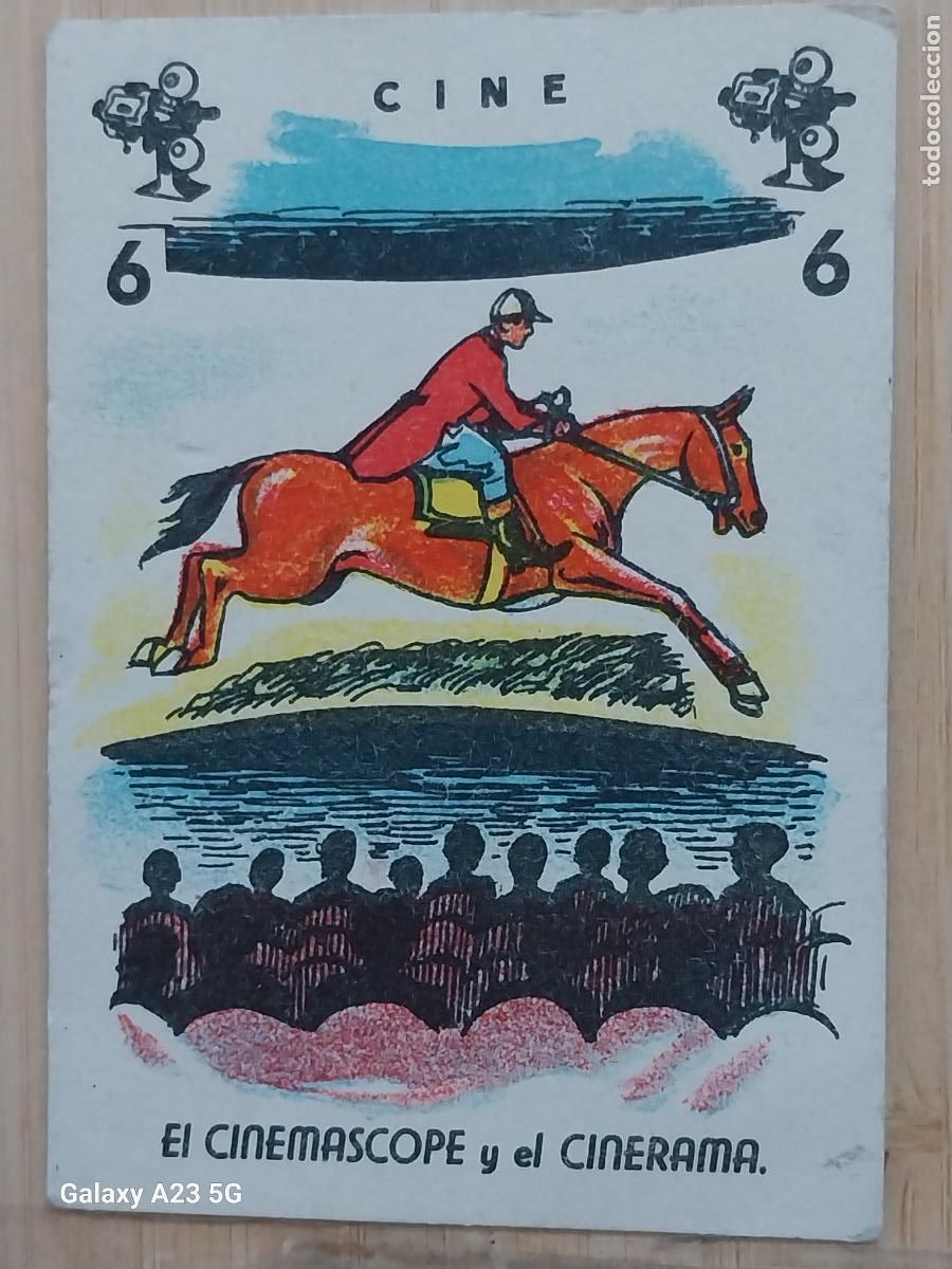 Coleccionismo cromos antiguos: CINEMASCOPE CINERAMA CROMO CARTA 6 CINE A&Ntilde;OS 60 7.5X5.2 CMS ORIGINAL