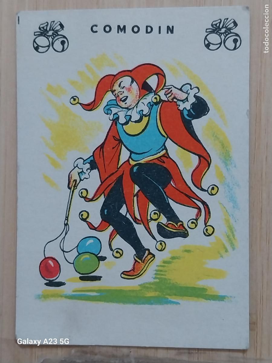 Coleccionismo cromos antiguos: COMODIN ** CROMO CARTA A&Ntilde;OS 60 7.5X5.2 CMS ORIGINAL