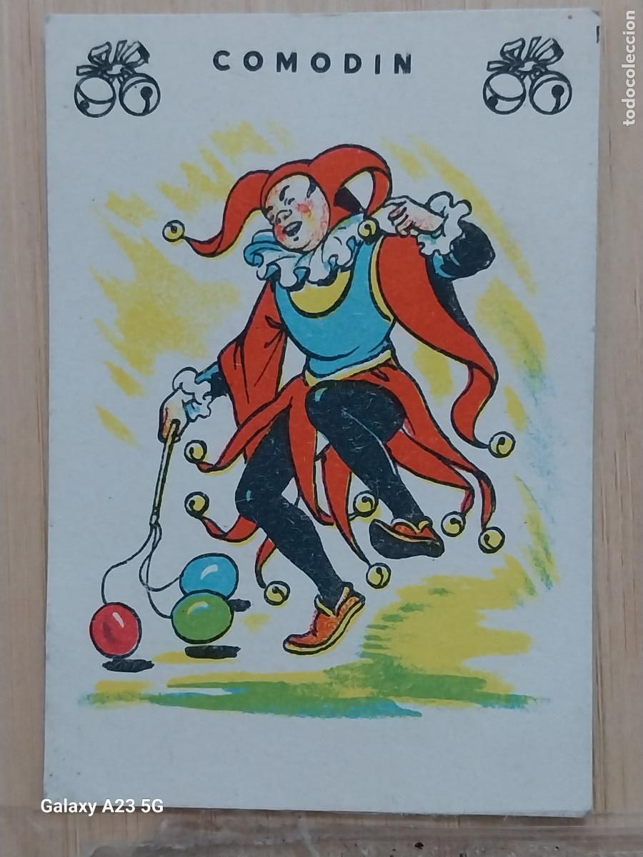 Coleccionismo cromos antiguos: COMODIN * CROMO CARTA A&Ntilde;OS 60 7.5X5.2 CMS ORIGINAL