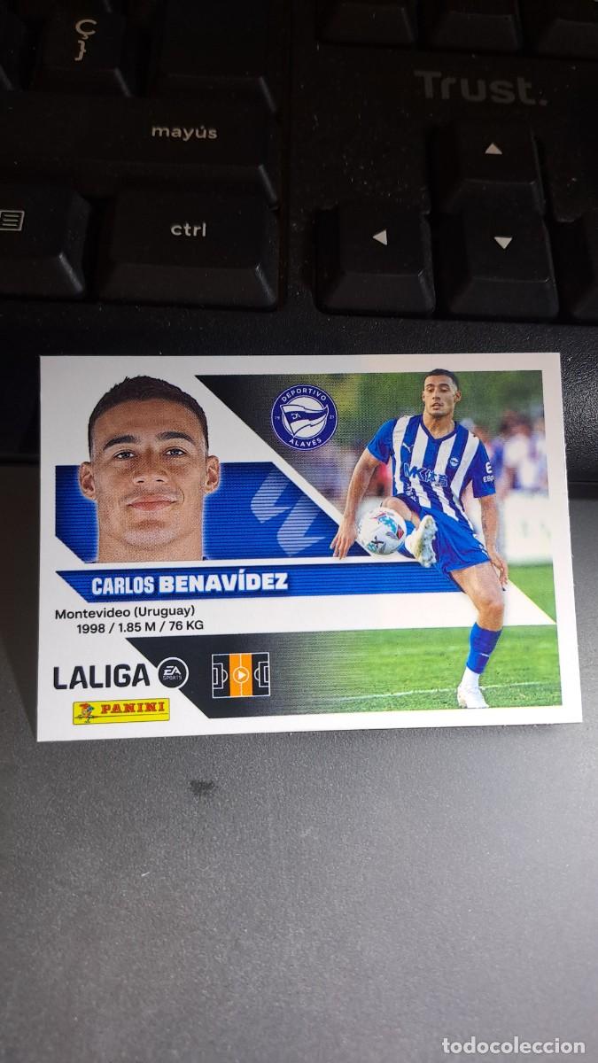 Coleccionismo cromos antiguos: CROMO BENAVIDEZ 11 ALAVES LIGA 2026 2027 26 27 ESTE PANINI NUNCA PEGADO