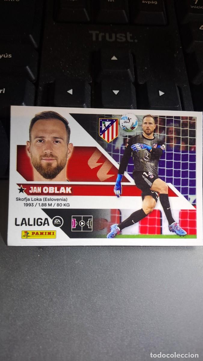 Coleccionismo cromos antiguos: CROMO OBLAK 3 ATLETICO DE MADRID LIGA 2026 2027 26 27 ESTE PANINI NUNCA PEGADO