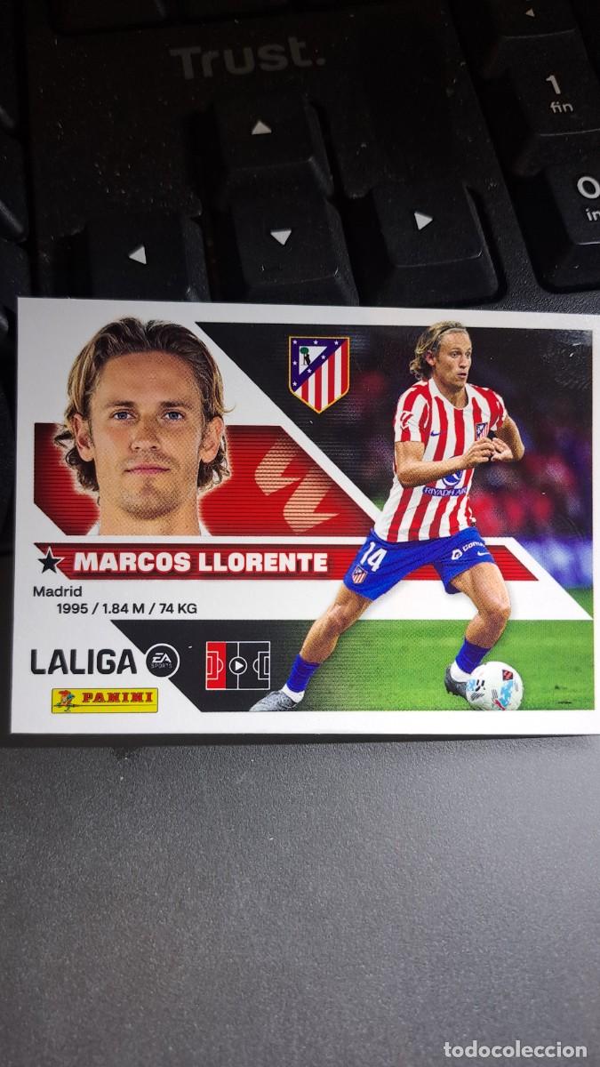 Coleccionismo cromos antiguos: CROMO MARCOS LLORENTE 5 ATLETICO DE MADRID LIGA 2026 2027 26 27 ESTE PANINI NUNCA PEGADO