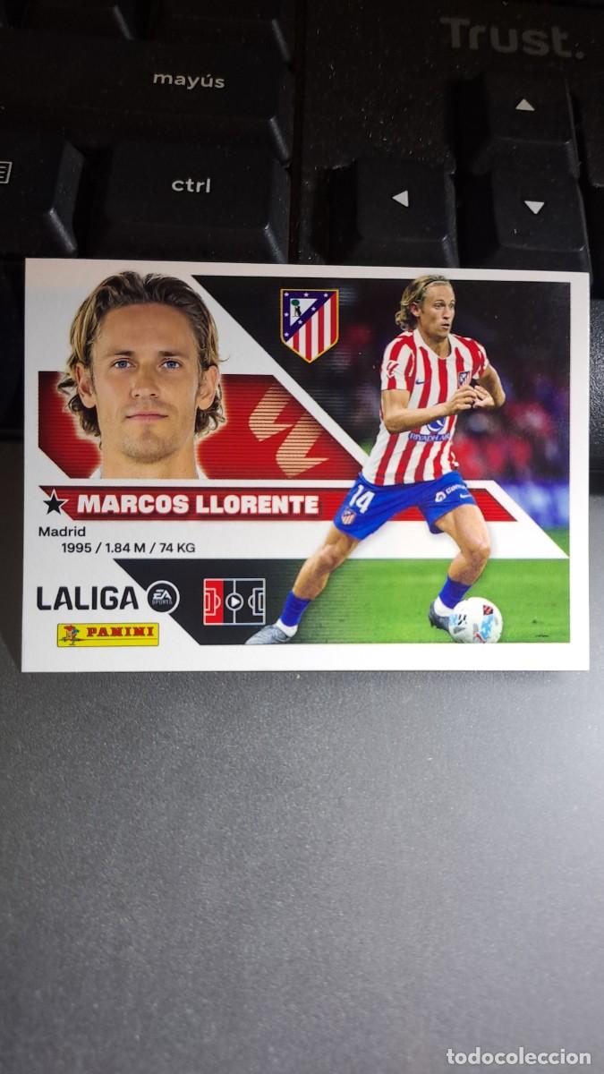 Coleccionismo cromos antiguos: CROMO MARCOS LLORENTE 5 ATLETICO DE MADRID LIGA 2026 2027 26 27 ESTE PANINI NUNCA PEGADO