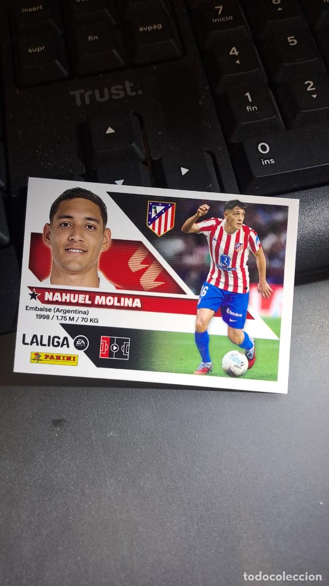 Coleccionismo cromos antiguos: CROMO NAHUEL MOLINA 6 ATLETICO DE MADRID LIGA 2026 2027 26 27 ESTE PANINI NUNCA PEGADO