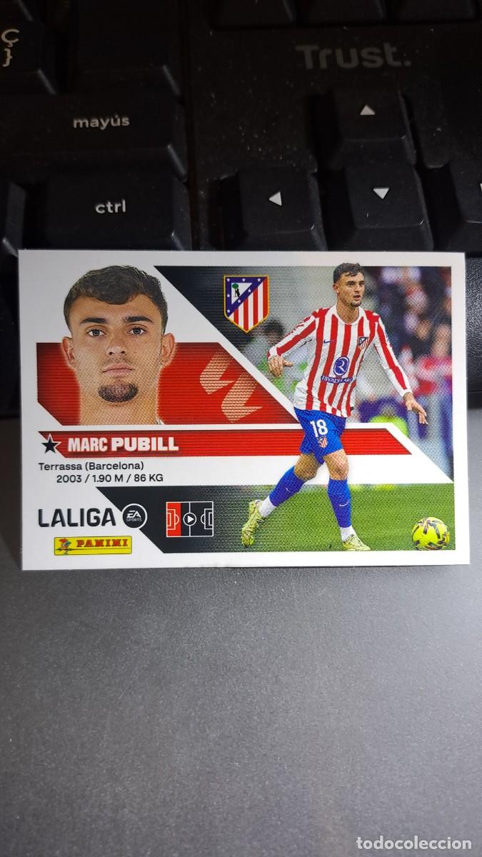 Coleccionismo cromos antiguos: CROMO PUBILL 7 ATLETICO DE MADRID LIGA 2026 2027 26 27 ESTE PANINI NUNCA PEGADO