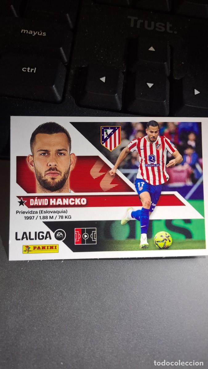 Coleccionismo cromos antiguos: CROMO HANCKO 9 ATLETICO DE MADRID LIGA 2026 2027 26 27 ESTE PANINI NUNCA PEGADO