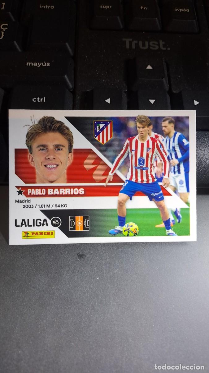 Coleccionismo cromos antiguos: CROMO BARRIOS 12 ATLETICO DE MADRID LIGA 2026 2027 26 27 ESTE PANINI NUNCA PEGADO