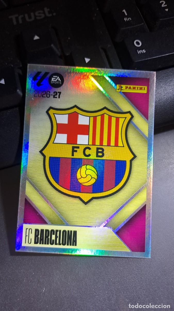Coleccionismo cromos antiguos: CROMO ESCUDO BARCELONA 1 LIGA 2026 2027 26 27 ESTE PANINI NUNCA PEGADO