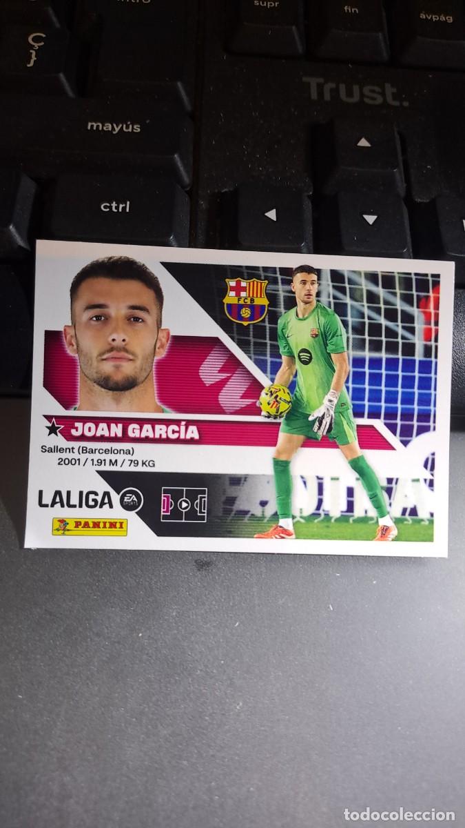 Coleccionismo cromos antiguos: CROMO JOAN GARCIA 3 BARCELONA LIGA 2026 2027 26 27 ESTE PANINI NUNCA PEGADO