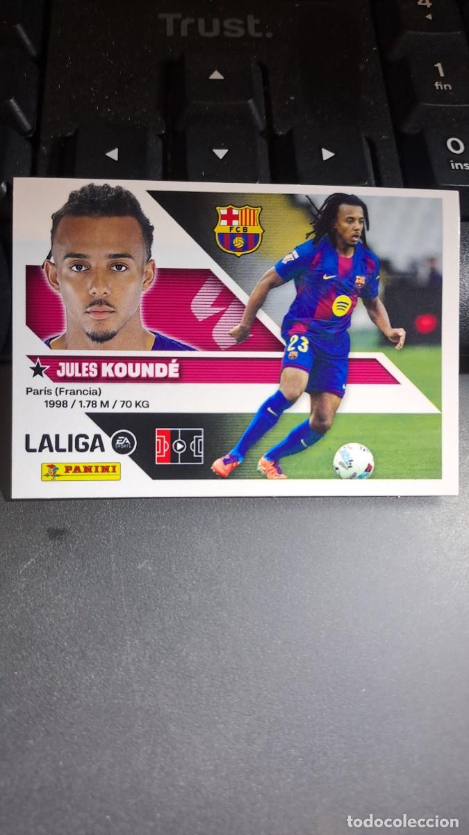 Coleccionismo cromos antiguos: CROMO KOUNDE 5 BARCELONA LIGA 2026 2027 26 27 ESTE PANINI NUNCA PEGADO
