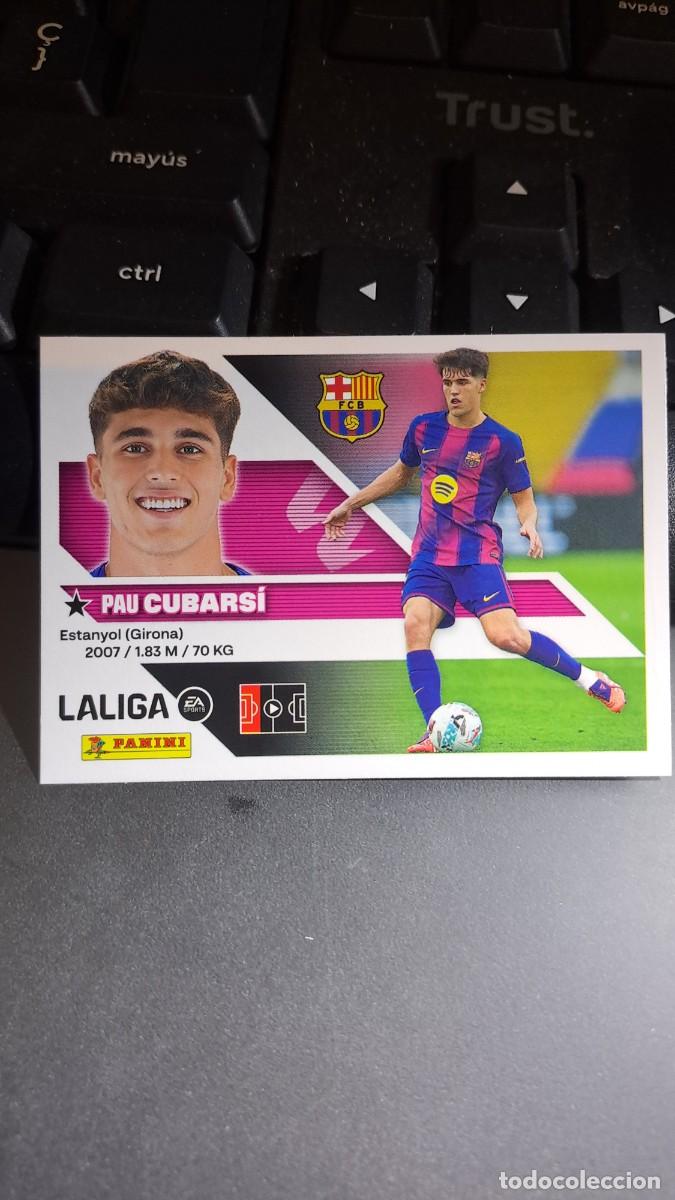Coleccionismo cromos antiguos: CROMO CUBARSI 7 BARCELONA LIGA 2026 2027 26 27 ESTE PANINI NUNCA PEGADO