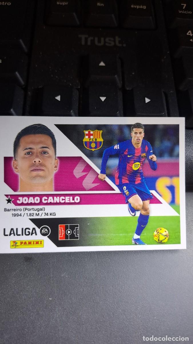 Coleccionismo cromos antiguos: CROMO JOAO CANCELO 9 BARCELONA LIGA 2026 2027 26 27 ESTE PANINI NUNCA PEGADO