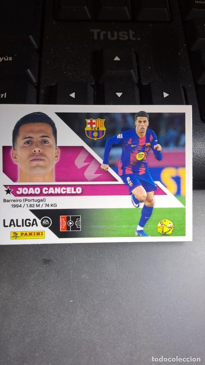 Coleccionismo cromos antiguos: CROMO JOAO CANCELO 9 BARCELONA LIGA 2026 2027 26 27 ESTE PANINI NUNCA PEGADO