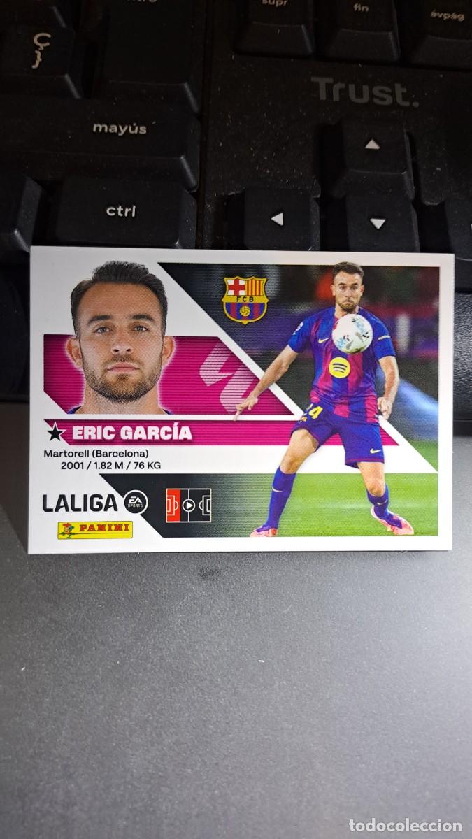 Coleccionismo cromos antiguos: CROMO ERIC GARCIA 11 BARCELONA LIGA 2026 2027 26 27 ESTE PANINI NUNCA PEGADO