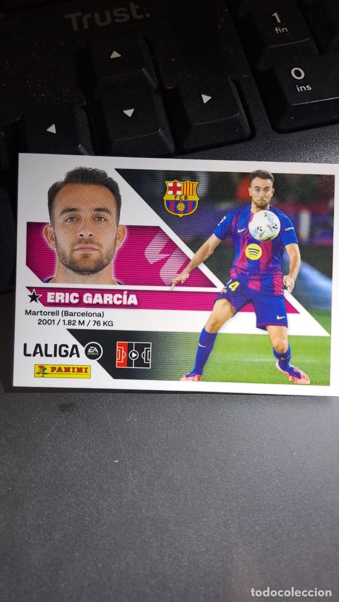 Coleccionismo cromos antiguos: CROMO ERIC GARCIA 11 BARCELONA LIGA 2026 2027 26 27 ESTE PANINI NUNCA PEGADO