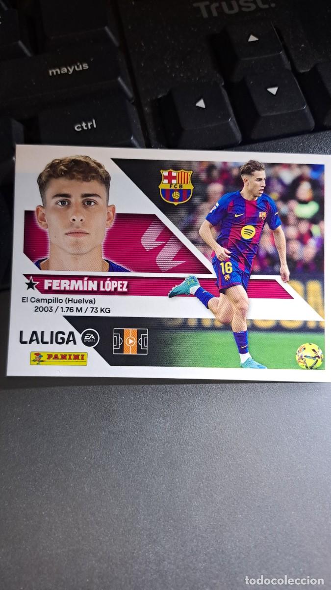 Coleccionismo cromos antiguos: CROMO FERMIN 16 BARCELONA LIGA 2026 2027 26 27 ESTE PANINI NUNCA PEGADO