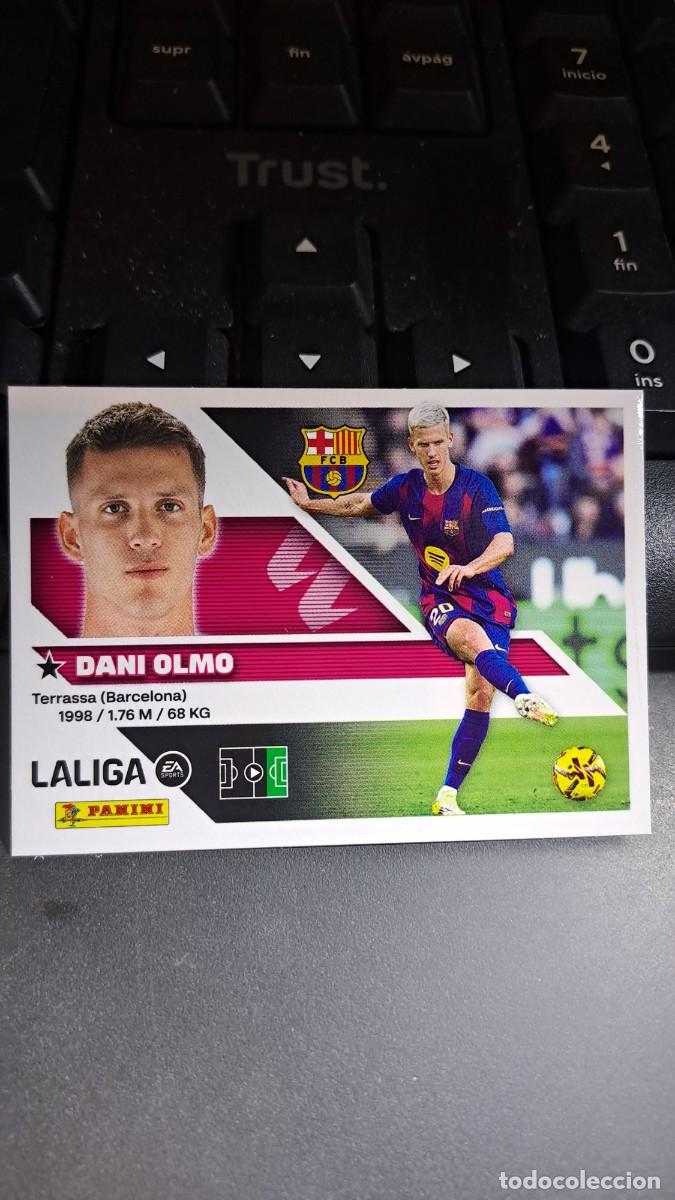 Coleccionismo cromos antiguos: CROMO DANI OLMO 17 BARCELONA LIGA 2026 2027 26 27 ESTE PANINI NUNCA PEGADO