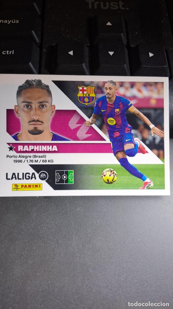 Coleccionismo cromos antiguos: CROMO RAPHINHA 19 BARCELONA LIGA 2026 2027 26 27 ESTE PANINI NUNCA PEGADO