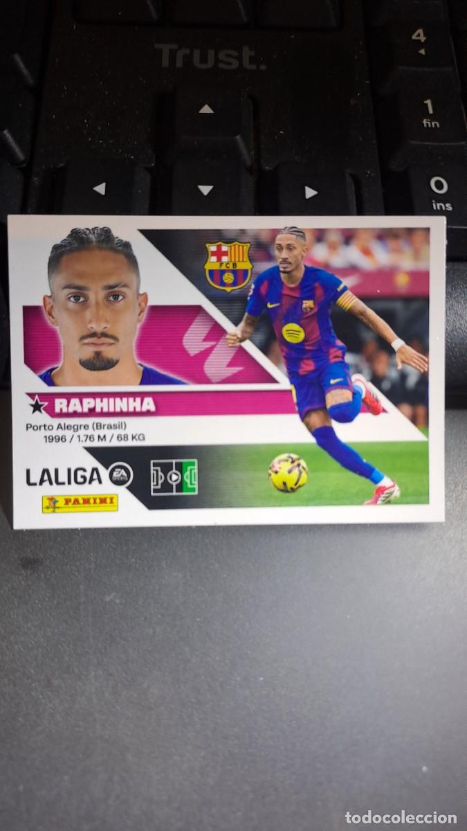 Coleccionismo cromos antiguos: CROMO RAPHINHA 19 BARCELONA LIGA 2026 2027 26 27 ESTE PANINI NUNCA PEGADO