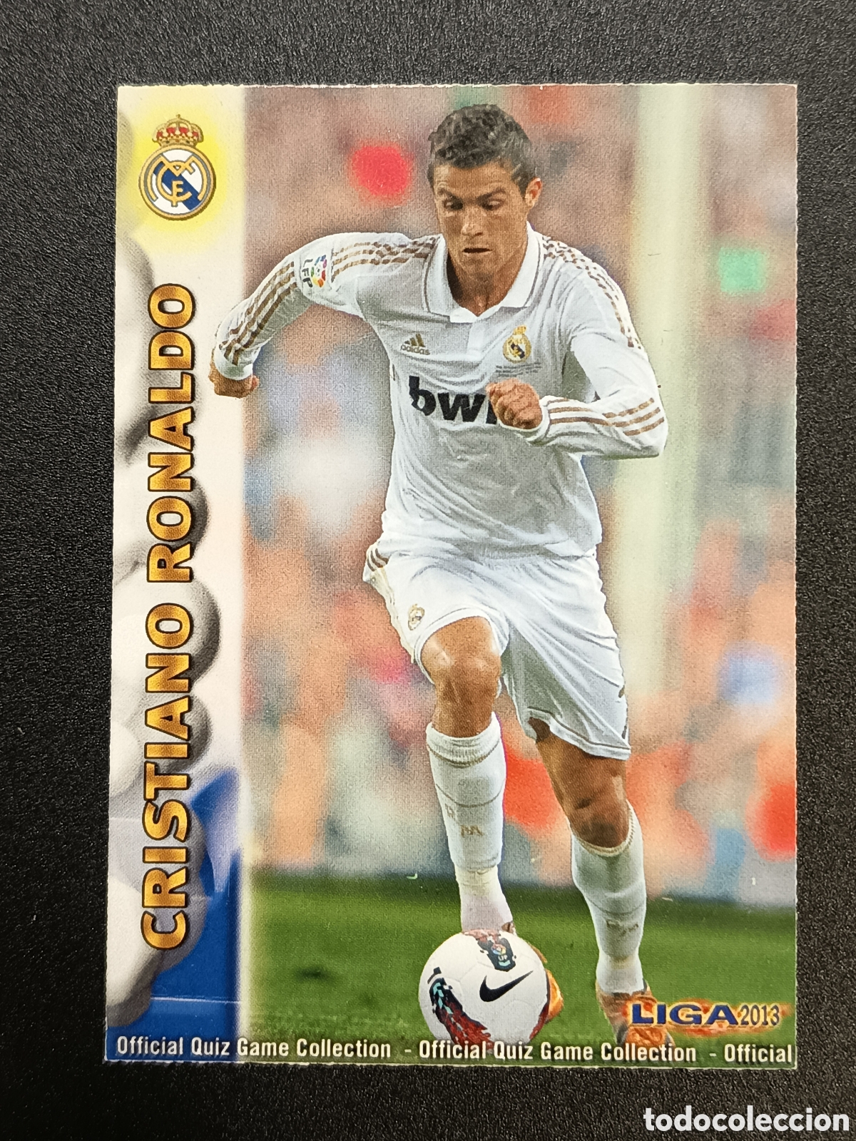 Coleccionismo cromos antiguos: 0020 20 CRISTIANO RONALDO OFFICIAL QUIZ GAME COLLECTION 2012 2013 2012-13 MUNDICROMO