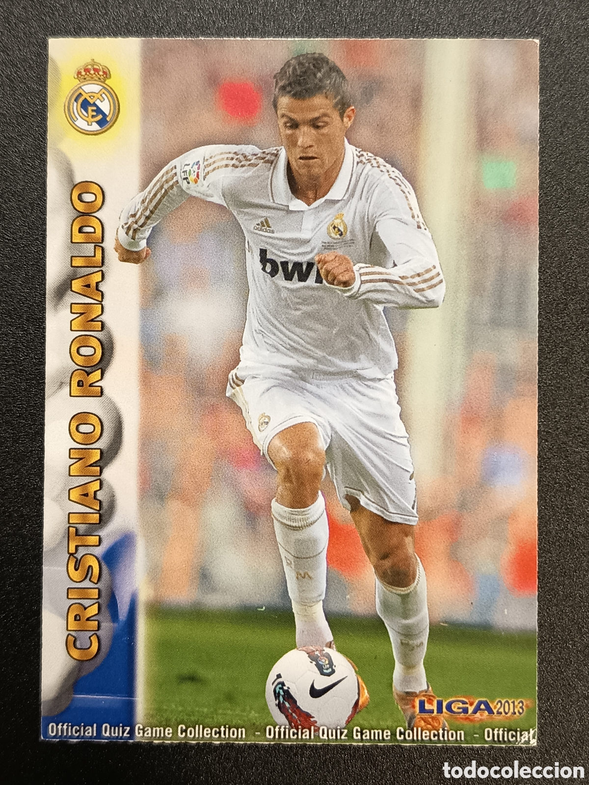Coleccionismo cromos antiguos: 0020 20 CRISTIANO RONALDO OFFICIAL QUIZ GAME COLLECTION 2012 2013 2012-13 MUNDICROMO