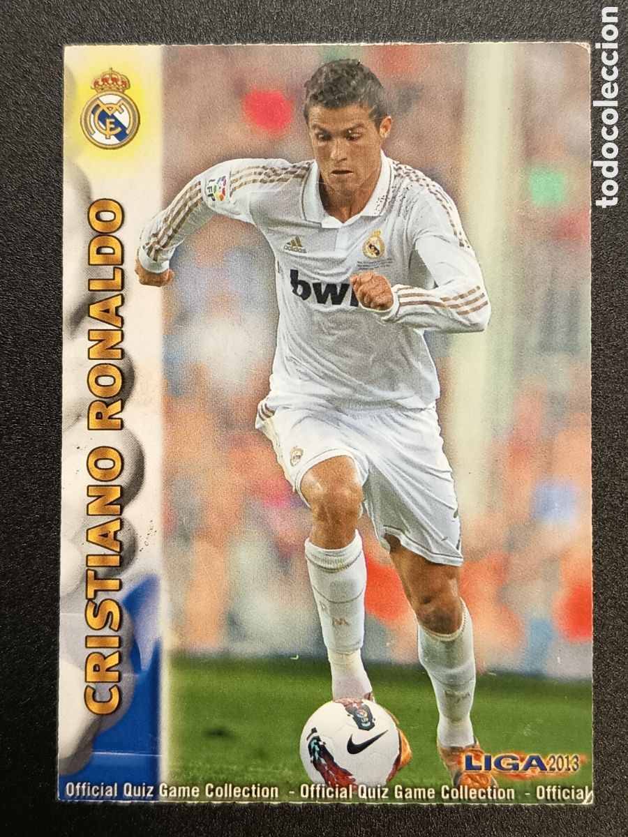 Coleccionismo cromos antiguos: 0020 20 CRISTIANO RONALDO OFFICIAL QUIZ GAME COLLECTION 2012 2013 2012-13 MUNDICROMO