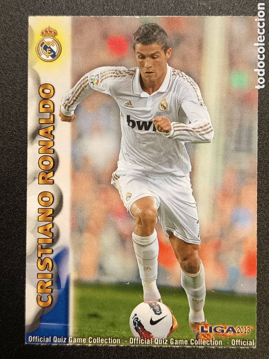 Coleccionismo cromos antiguos: 0020 20 CRISTIANO RONALDO OFFICIAL QUIZ GAME COLLECTION 2012 2013 2012-13 MUNDICROMO