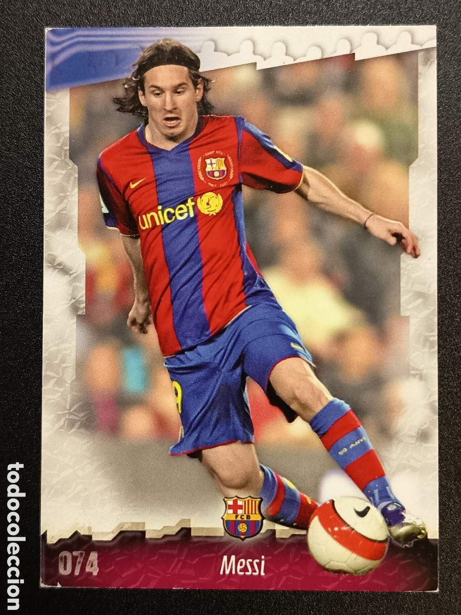 Coleccionismo cromos antiguos: 074 74 MESSI OFFICIAL QUIZ GAME COLLECTION 2008 2009 2008-09 MUNDICROMO