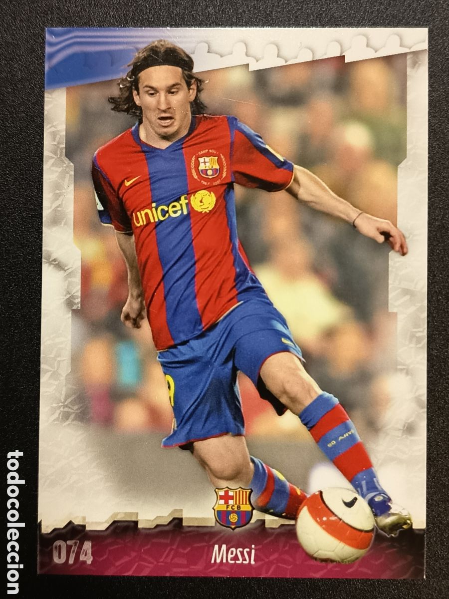 Coleccionismo cromos antiguos: 074 74 MESSI OFFICIAL QUIZ GAME COLLECTION 2008 2009 2008-09 MUNDICROMO