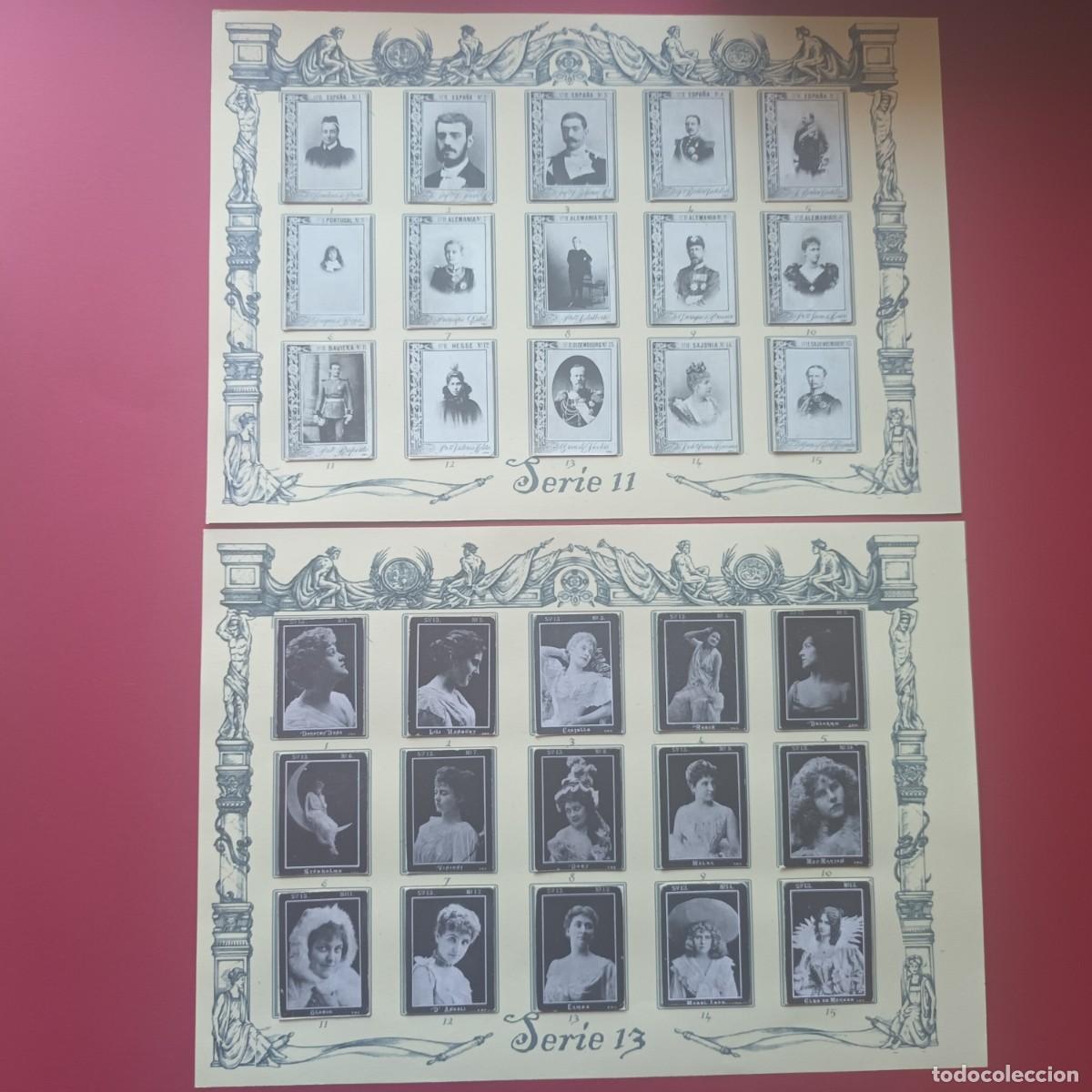 Coleccionismo cromos antiguos: Fototipias Base artesanal - Foto 8